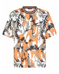 T-shirt à col rond camouflage multicolore Dolce & Gabbana