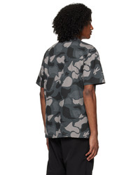 T-shirt à col rond camouflage noir Billionaire Boys Club