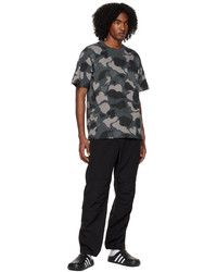 T-shirt à col rond camouflage noir Billionaire Boys Club