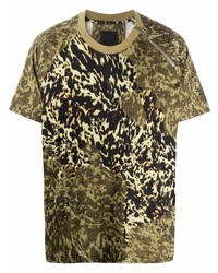 T-shirt à col rond camouflage olive Givenchy