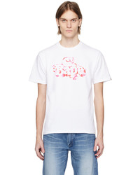 T-shirt à col rond camouflage rose BAPE