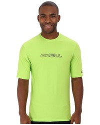 T-shirt à col rond chartreuse