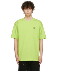 T-shirt à col rond chartreuse 032c