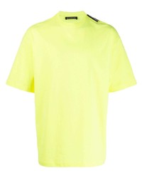 T-shirt à col rond chartreuse Balenciaga