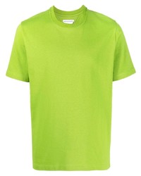 T-shirt à col rond chartreuse Bottega Veneta