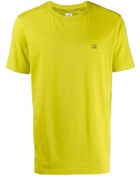 T-shirt à col rond chartreuse CP Company