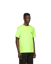 T-shirt à col rond chartreuse CARHARTT WORK IN PROGRESS