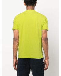 T-shirt à col rond chartreuse Ea7 Emporio Armani