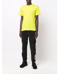 T-shirt à col rond chartreuse MSGM