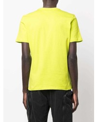 T-shirt à col rond chartreuse MSGM