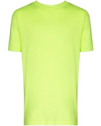 T-shirt à col rond chartreuse Off-White