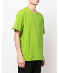 T-shirt à col rond chartreuse Bottega Veneta