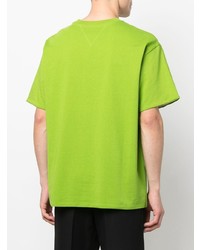 T-shirt à col rond chartreuse Bottega Veneta