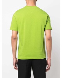 T-shirt à col rond chartreuse Bottega Veneta