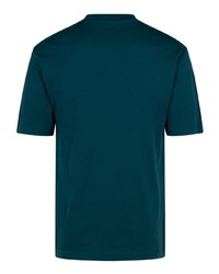 T-shirt à col rond en dentelle imprimé bleu canard Palace