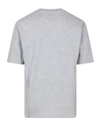 T-shirt à col rond en dentelle imprimé gris Palace