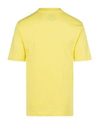 T-shirt à col rond en dentelle jaune Palace