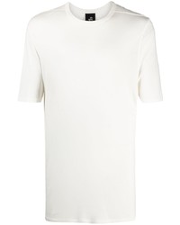 T-shirt à col rond en soie blanc Thom Krom