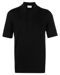 T-shirt à col rond en soie noir Ferragamo