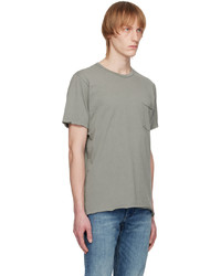 T-shirt à col rond en tricot beige rag & bone