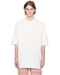 T-shirt à col rond en tricot beige Rick Owens DRKSHDW