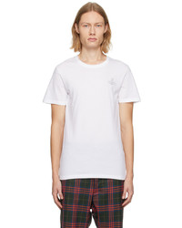T-shirt à col rond en tricot beige Vivienne Westwood