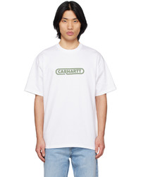 T-shirt à col rond en tricot blanc CARHARTT WORK IN PROGRESS