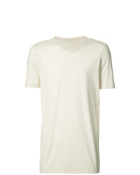 T-shirt à col rond en tricot blanc Devoa