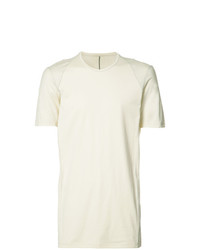 T-shirt à col rond en tricot blanc Devoa