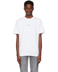 T-shirt à col rond en tricot blanc Han Kjobenhavn