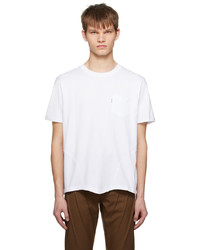 T-shirt à col rond en tricot blanc JUNTAE KIM