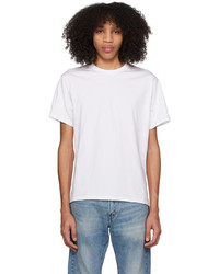 T-shirt à col rond en tricot blanc Levi's