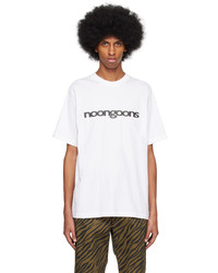 T-shirt à col rond en tricot blanc Noon Goons