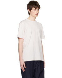 T-shirt à col rond en tricot blanc Norse Projects