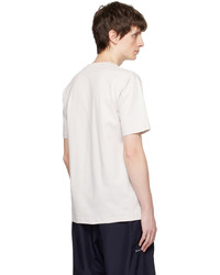 T-shirt à col rond en tricot blanc Norse Projects