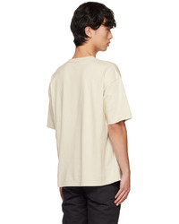 T-shirt à col rond en tricot blanc VISVIM