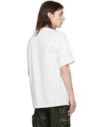 T-shirt à col rond en tricot blanc Nike