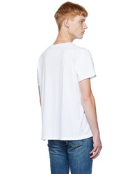 T-shirt à col rond en tricot blanc Nili Lotan