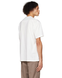 T-shirt à col rond en tricot blanc Y-3