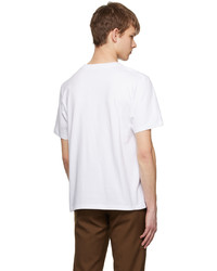 T-shirt à col rond en tricot blanc JUNTAE KIM