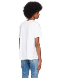 T-shirt à col rond en tricot blanc RtA