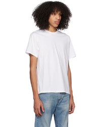 T-shirt à col rond en tricot blanc Levi's