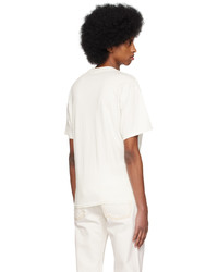 T-shirt à col rond en tricot blanc RE/DONE