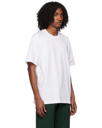 T-shirt à col rond en tricot blanc Reigning Champ