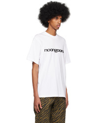 T-shirt à col rond en tricot blanc Noon Goons