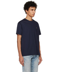 T-shirt à col rond en tricot bleu marine Polo Ralph Lauren