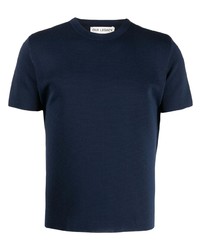 T-shirt à col rond en tricot bleu marine Our Legacy