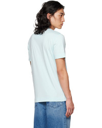 T-shirt à col rond en tricot bleu Givenchy