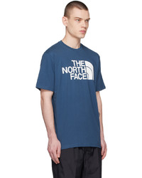 T-shirt à col rond en tricot bleu The North Face