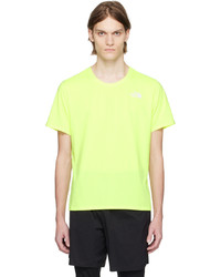 T-shirt à col rond en tricot chartreuse